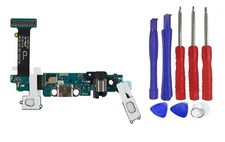 OEM Charger Dock Charging Flex Port Mic Samsung Galaxy S6 G920P Sprint + Tools