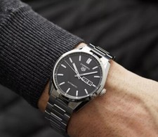 Image of TAG Heuer Carrera Automatic Watch, 41 mm, Steel - WBN2010.BA0640