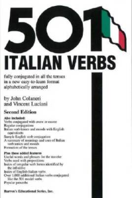 501 Italian Verbs (Barron's 201 Mandarin Chinese Verbs) - Paperback - GOOD