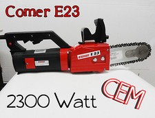 ELETTROSEGA COMER E23 2300W PER TUFO E POROTON 20cm barra con rullo Catena widia