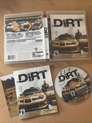 #ad DiRT Sony PlayStation 3 PS3 2007 CIB W Case Manual amp; Insert Tested $15.99