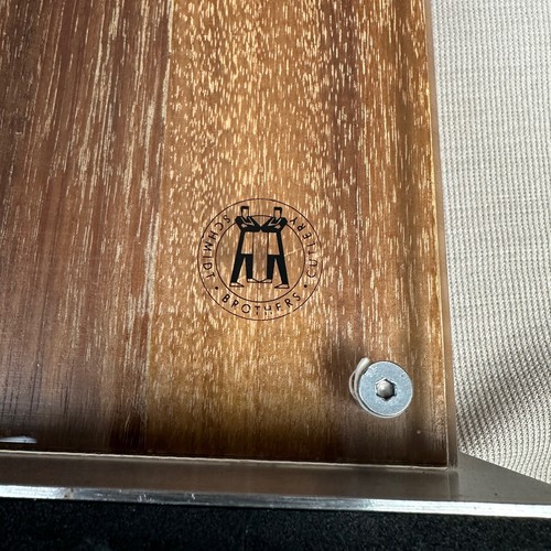 Schmidt Brothers Acacia Midtown Magnetic Knife Block Universal Storage 10.5" x 9 - Picture 2 of 12