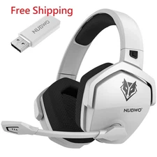 Dual Wireless Gaming Headset – 2.4G & Bluetooth 5.3, 7.1 Surround Sound, ENC Mic