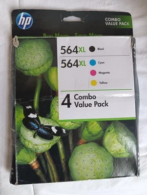 HP Printer Ink 4 Combo Value Pack 564 XL Black and colour - image 1 of 4