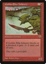 [MTG] Goblin Elite Infantry (177) (MIR) HP-DMG