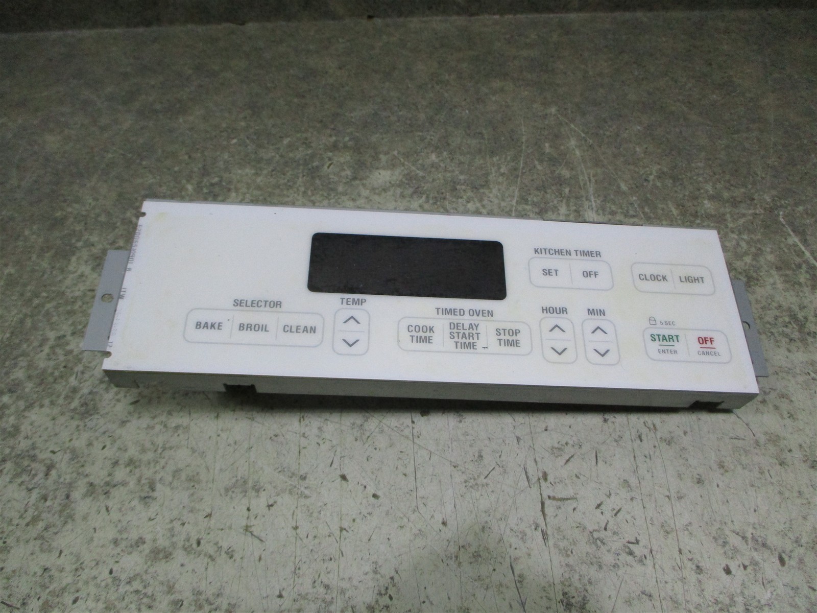 Kenmore Range Control Board Stain Part # 8053737