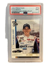2004 Press Pass Platinum Kyle Busch rookie card #P38 PSA 9 Pop 2
