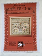 Moria Blackburn Samplers "Pains of Love" Counted Cross Stitch Pattern