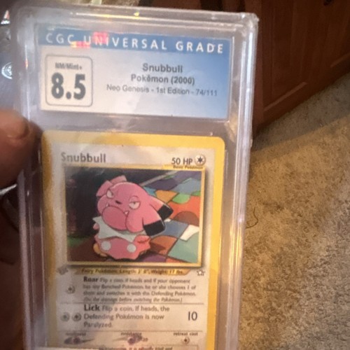 Snubbull (1st Edition) graded CGC 8.5 for sale on eBay