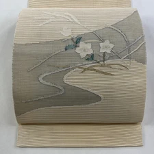 Obi Good conditionObi, excellent summer obi, silk, eight-inch obi, tunnel