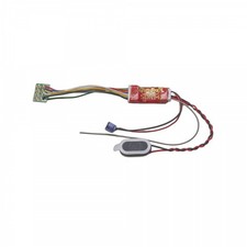 Digitrax SDN147PS 1 Amp 4 Func N/HO DCC Sound Decoder w/ Spkr  Capacitor - 8Pin