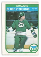 1982-83 O-Pee-Chee #130 Blaine Stoughton Hartford Whalers