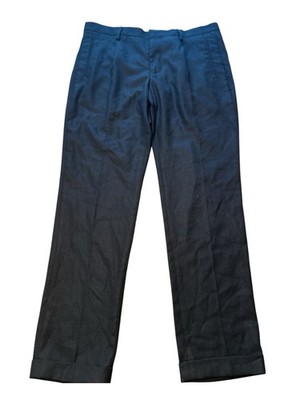 PIAZZA ITALIA Men s Blue Trouser Dress Pants Slacks Regular Fit Size 48