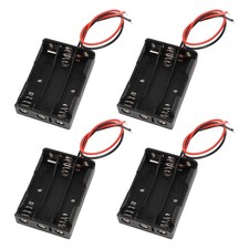 4 x Plastic Storage Case Box Holder Container for 3 x 1.5V AAA Battery