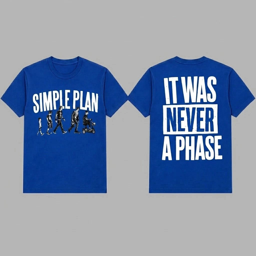 Simple Plan Bigger Than You Think Tour 2026 T-Shirt