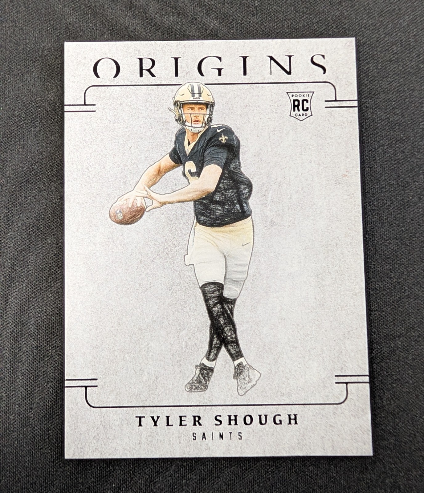 Tyler Shough 2025 Panini Origins Blank Slate Rookie Case Hit 🔥Saints