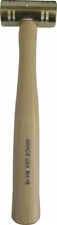 Grace Solid Brass Hammer 16 Ounce Multicolor Wood Handle - GRBH16