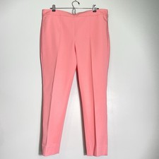 NWT Talbots Tapered Leg Chino Chatham Ankle Pants Pink/Peach Size 14 Petite