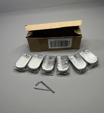 6x Glass Clamp Stainless Steel 304 Clip Flat Back Bracket For Balustrade 10-12mm