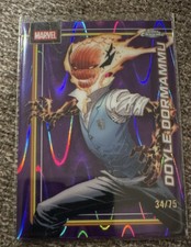 2026 Topps Chrome Marvel #113 Doyle Dormammu #113 Purple RayWave Refractor /75