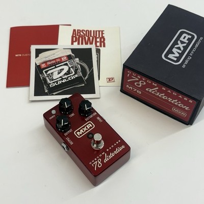 MXR - M78 Badass Distortion Pedal by Dunlop - in original box w/certificates