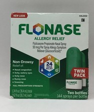 Flonase Allergy Relief Nasal Spray 144 x 2 Sprays 24 Hour EXP 09/2026 