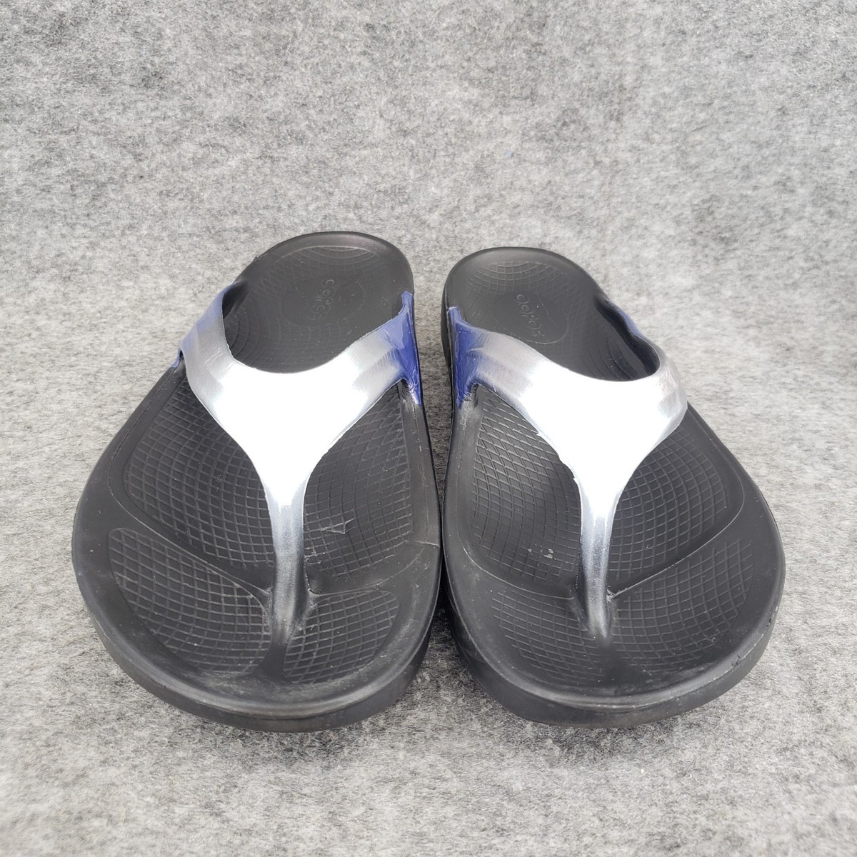 Oofos Womens Oolala Luxe Sandals Purple Calypso Comfort  display picture 2