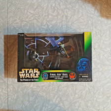 Star Wars Power of the Force Final Jedi Duel Palpatine Vader Skywalker 1997 NIB