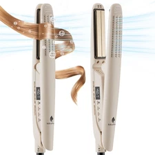 MiroPure Flat Iron Hair Straightener, Hair Straightener and Curler 2-in-1, 36...