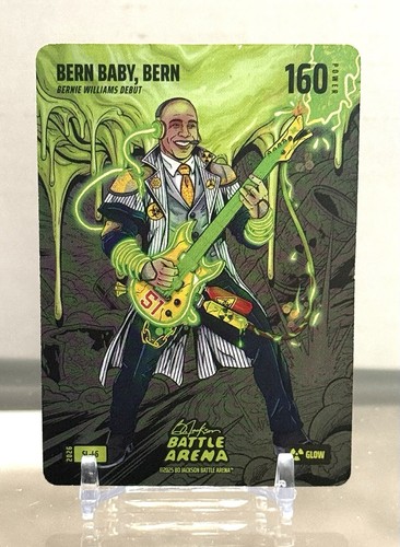 2026 Bo Jackson Battle Arena Bern Baby Bern Glow SL-46-SSP Bernie Williams Rare