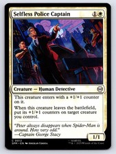 Selfless Police Captain 12 Common Marvel's Spider-Man Magic: The Gathering NM