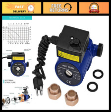 Hot Water Recirculation Pump 115V 3/4" NPT Circulating System for Solar Heater &