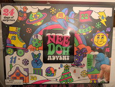 Schylling NeeDoh Advent Calendar 24 Days Holiday Christmas Squeeze Toys