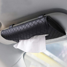 Car Tissue Holder, Sun Visor Tissue Holder, Car Visor Napkin Holder, PU Leather