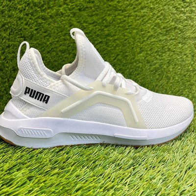 Puma Softride Enzo 5 Mens Size 7 White Athletic Running Walking Shoes Sneakers