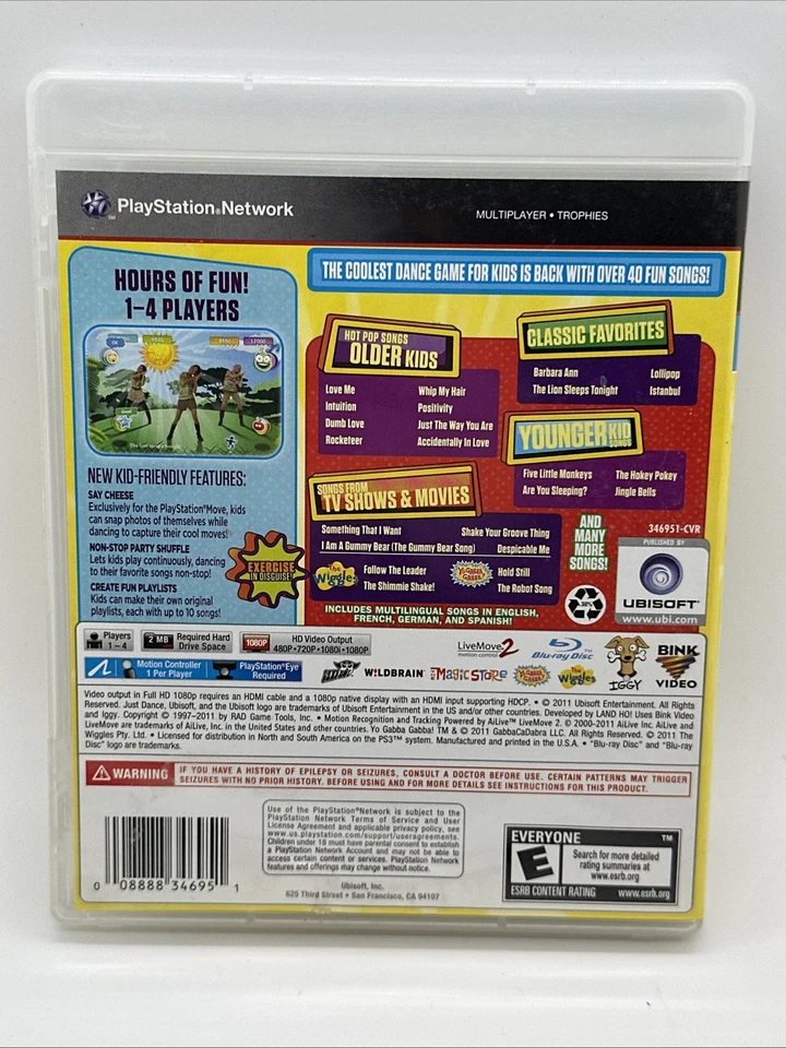 Just Dance Kids 2 (Sony PlayStation 3, 2011) Foto 2 de 4