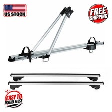 Bmw X5 E70 2007-2013 Speed Bike Rack Roof Racks Kit Silver