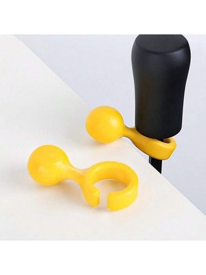 Yellow Multi-Function Umbrella Buckle Accessory For Travel And Outdoor Use