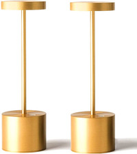 2 Pack Cordless Table Lamp Rechargeable, 5000Mah Battery Operated Portable Table