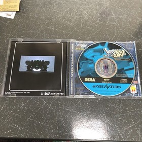 Obi, postcard, one flyer, instructions - ] Denno Senki Virtual On Sega Saturn