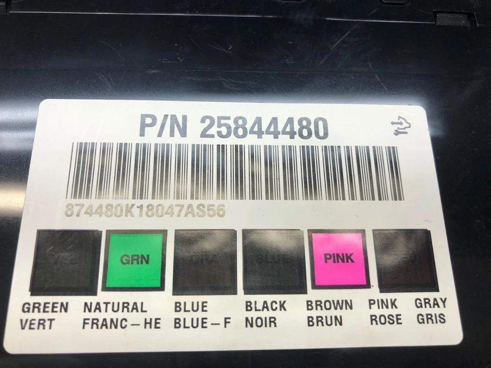 Módulo de control de carrocería GMC Sierra Silverado 1500 2007-2011 debe coincidir OEM 25844480 Foto 3 de 4