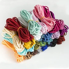 89 Yard Micro-Fiber Flat Leather Beading Thread Faux Suede Cord String for Br...