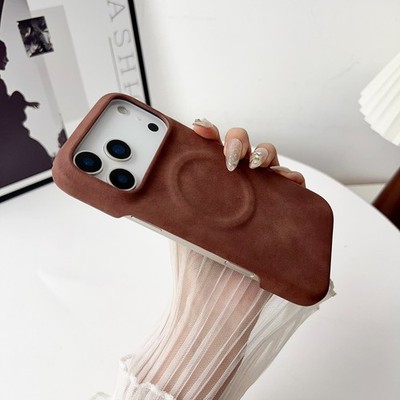 For iPhone 16 17 Pro Max 15 14 13 12 Shockproof Premium PU Leather Magnetic Case