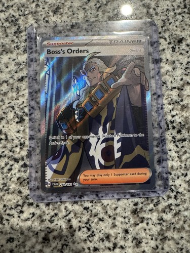 Boss’s Orders 248/193 SIR Full Art Paldea Evolved Pokemon Card NM Near Mint