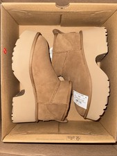 NWOT UGG Classic Ultra Mini New Heights Platform Boots Chestnut Women  s Size 8 W