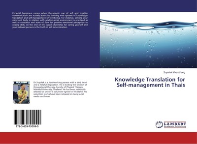Knowledge Translation for Self-management in Thais | Supalak Khemthong | Buch