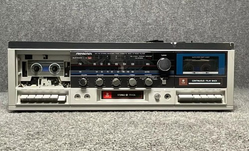 Soundesign AM/FM Stereo Receiver 6924, 8 Track Twin Cassette Player ...