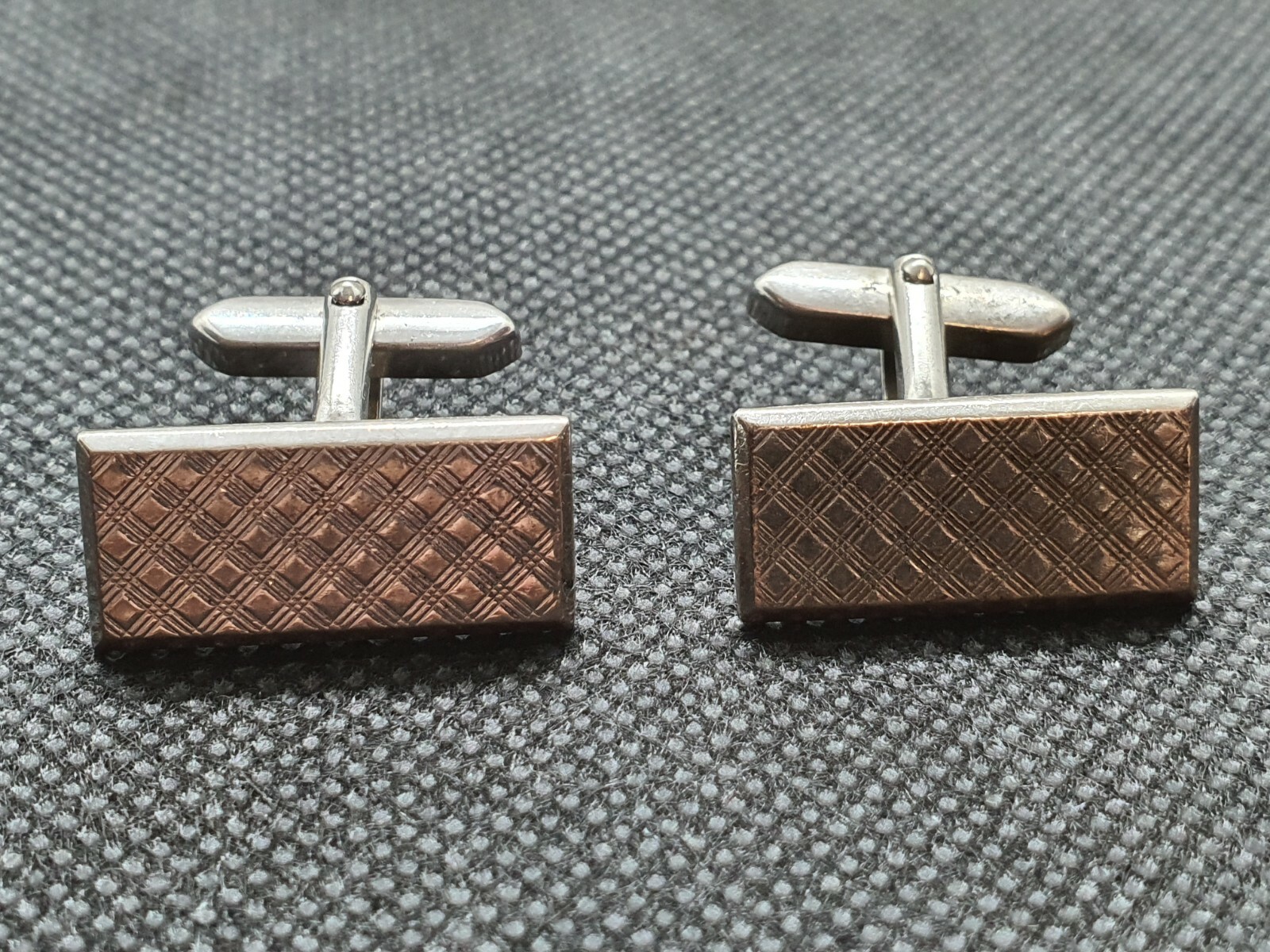 Solid Silver Cufflinks 835 E40 - image 1