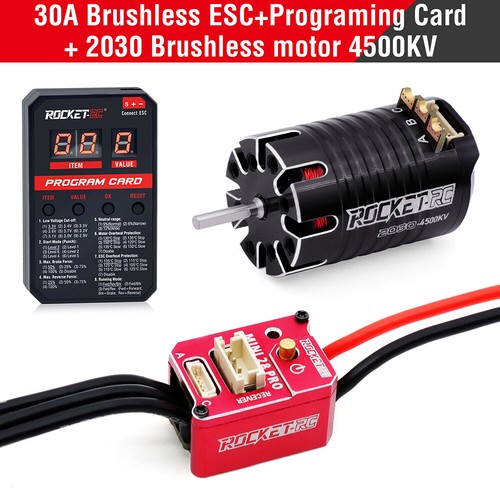 ROCKET-RC MINI 28 Pro 30A Bürstenloser ESC BEC 3A 6V/7,4V für 1/28 1/27 RC Auto - Bild 27 von 33