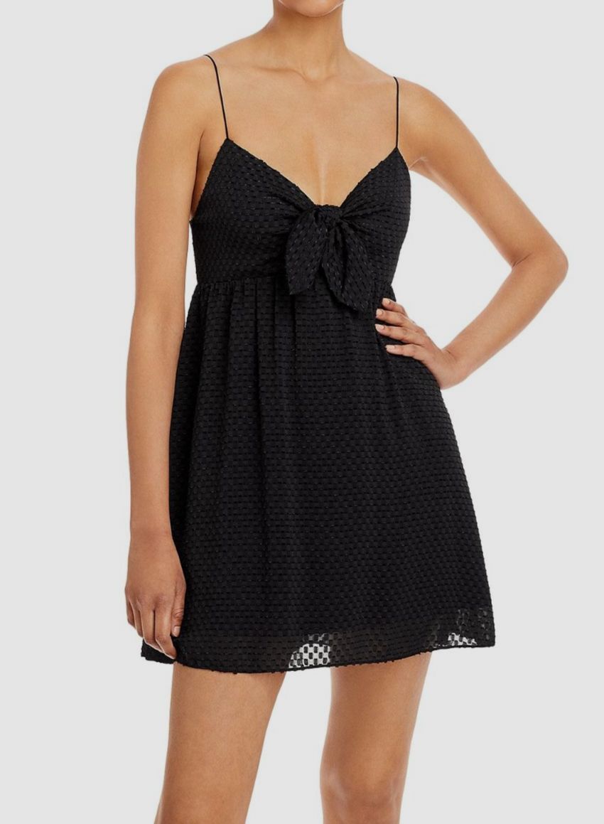 black merino wool dress Alana Wrap - – Alana Wrap Dress CH126 Subtle sophistication Low Cut Mini Dre Size:2XL(16)